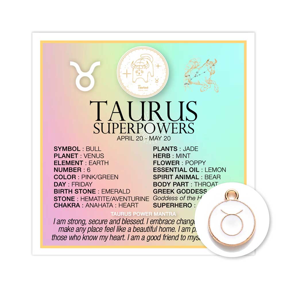 Mini Card Zodiac Taurus