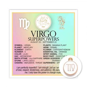Mini Card Zodiac Virgo