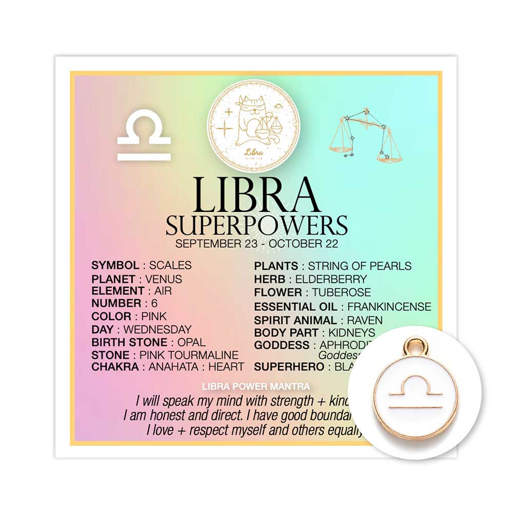 Mini Card Zodiac Libra