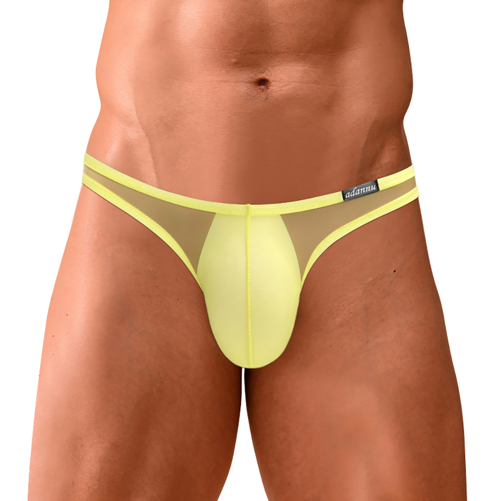 yellow mesh Adannu Brief