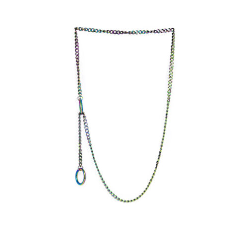 Deluxe-Fetish-Slip-Chain-Circle-Blu-ish-Silver-2