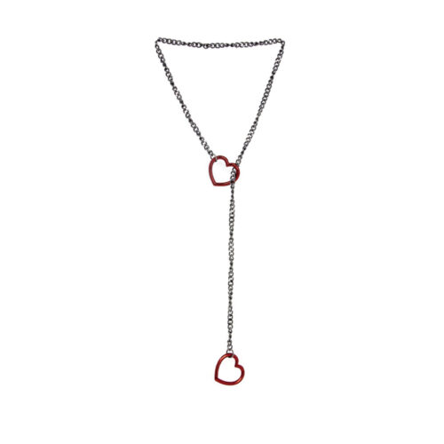 Deluxe-Fetish-Slip-Chain-Heart-Hollow-BlackRed-1