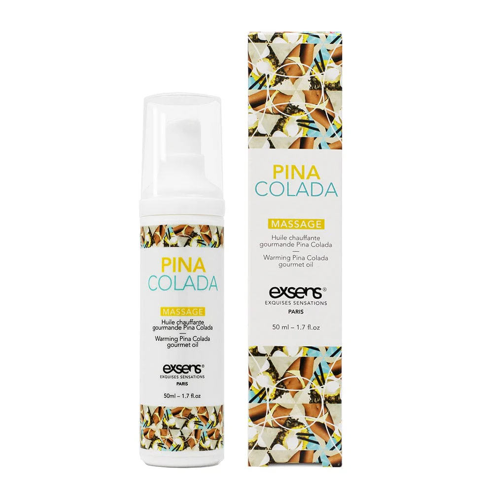 Exsens – Gourmet Warming Massage Oil – Pina Colada