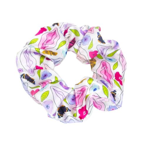 Lovely-Rose-Boutique-Delicate-Floral-Vulva-Scrunchie-1