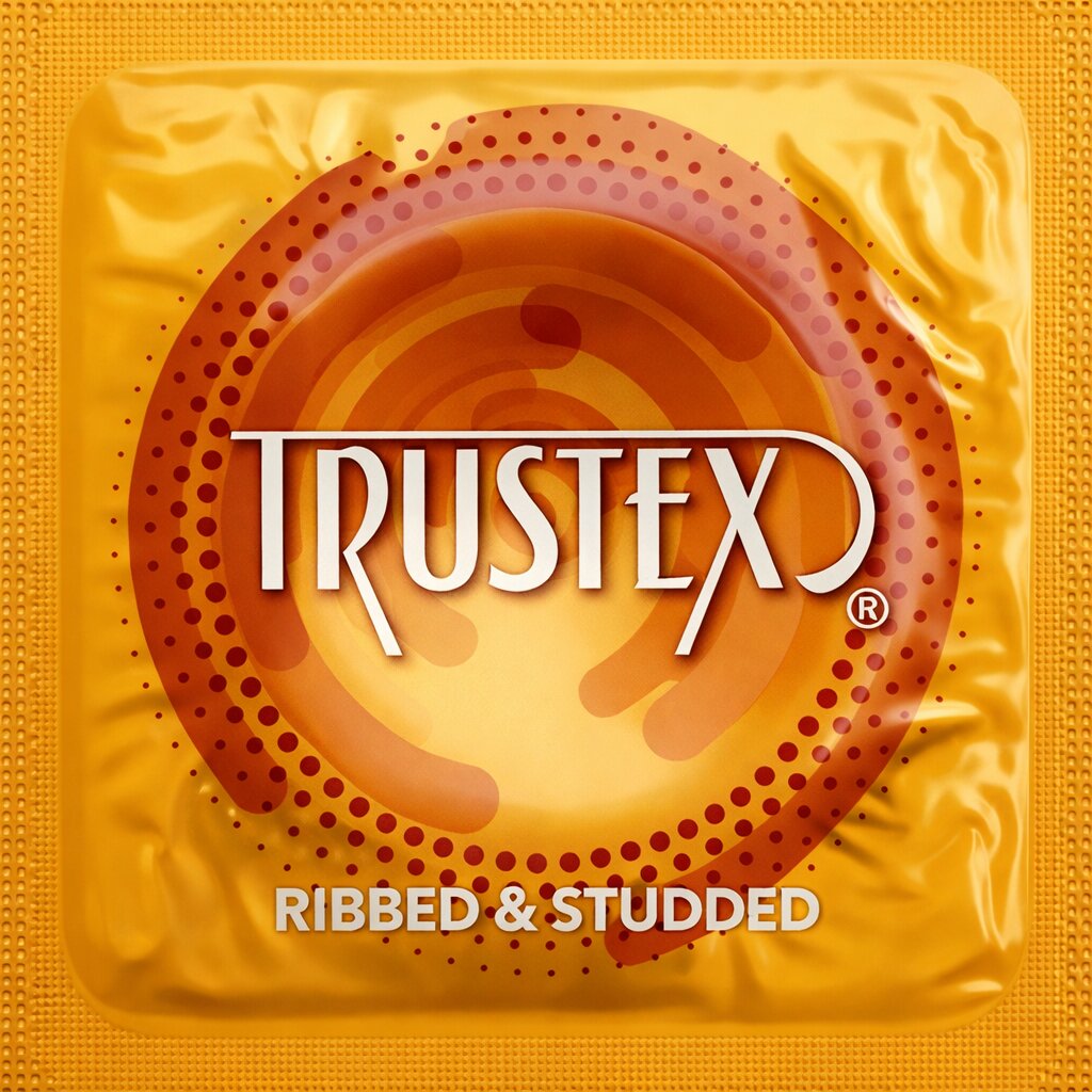 Trustex – Ribbed & Studded – Condoms Single
