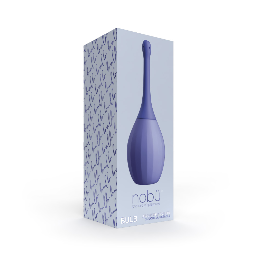 Nobü Essentials – Bulb Silicone Adjustable Douche – Purple