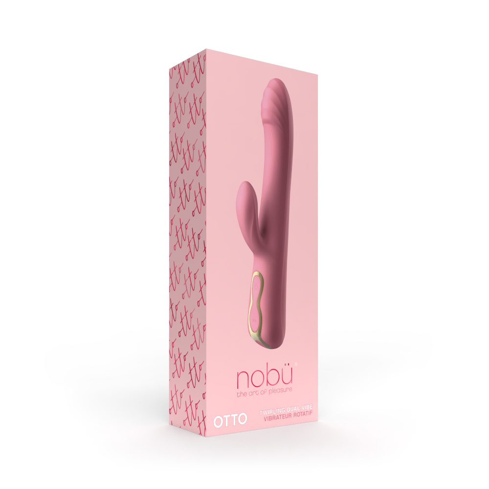 Nobü Essentials – Otto Twirling Dual Vibe – Pink