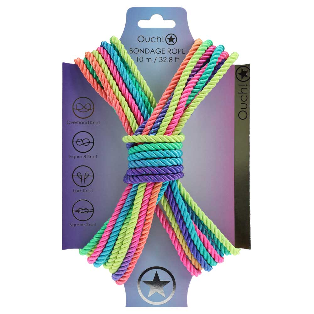 Ouch-Bondage-Rope-Nylon-10m.-Multi-Bright-4