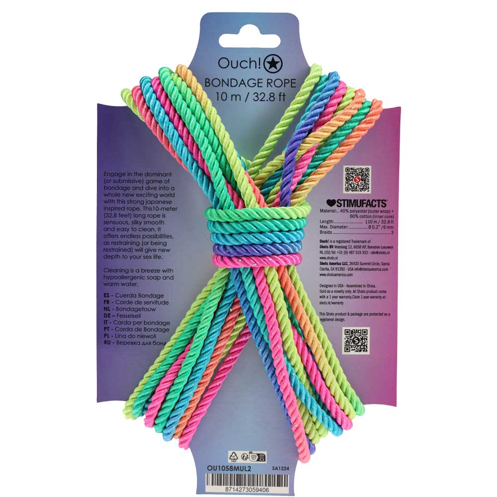 Ouch-Bondage-Rope-Nylon-10m.-Multi-Bright-5
