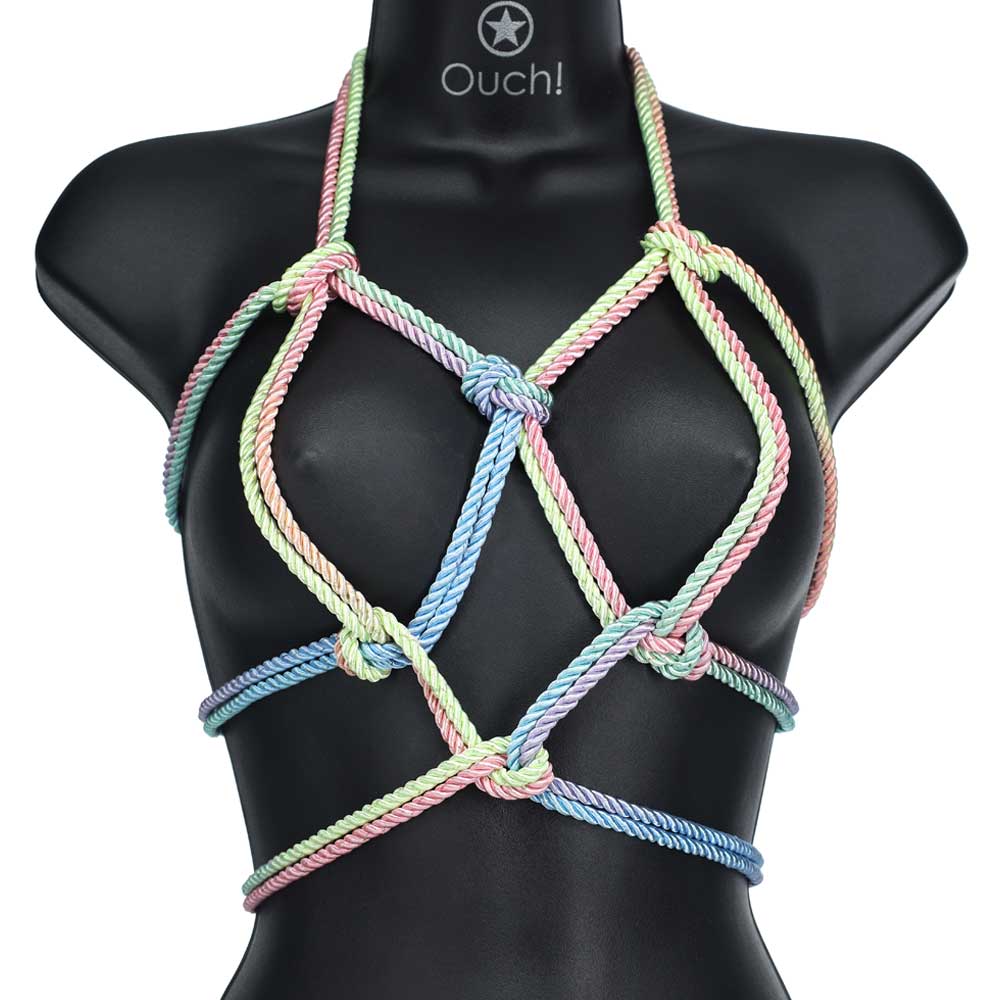 Ouch-Bondage-Rope-Nylon-10m.-Multi-Pastel-2