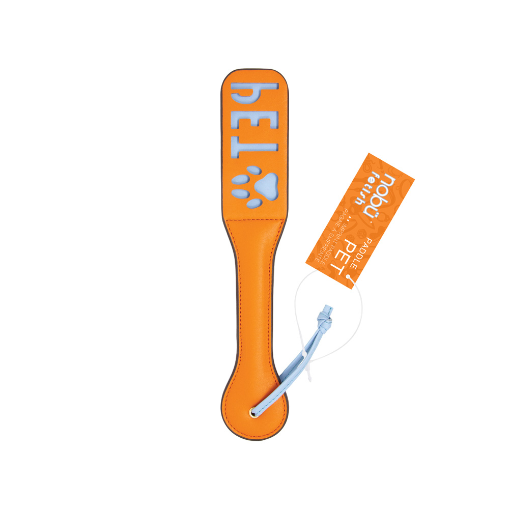 Nobü Fetish – Paddle Pet – Orange/Blue