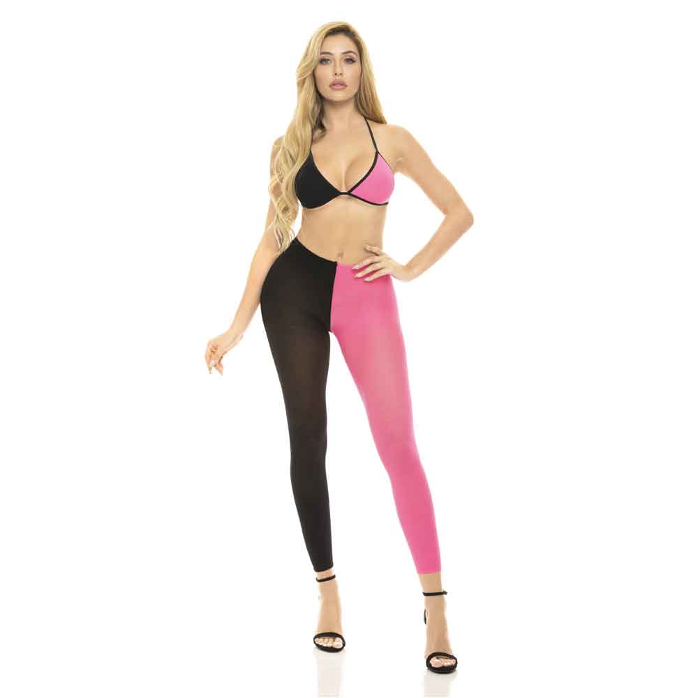 Pink Lipstick – 2pc Pant Set Block You Out