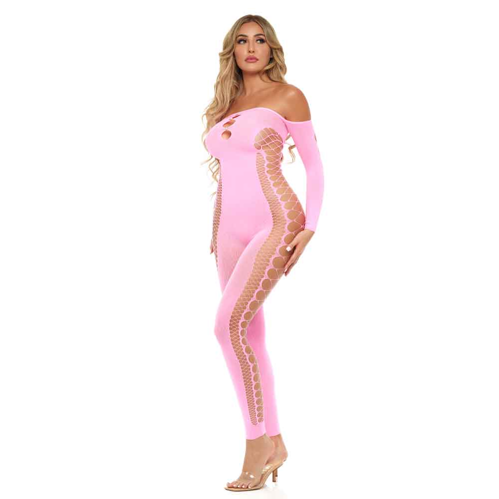 Pink Lipstick – Catsuit Diamond Drippin