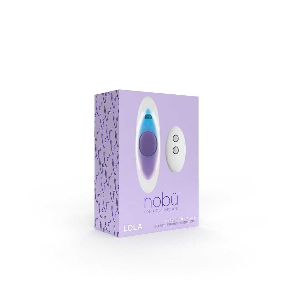 Nobü Essentials – Lola Magnetic Panty Vibrator – Purple/Blue
