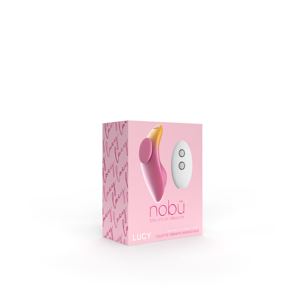 Nobü Essentials – Lucy Magnetic Panty Vibrator – Pink/Yellow